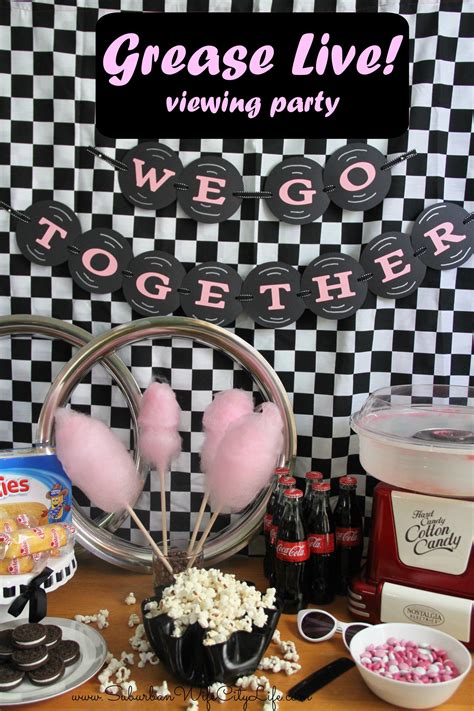 grease movie party theme ideas